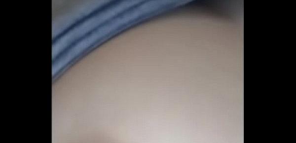  my wife  boobs pressing